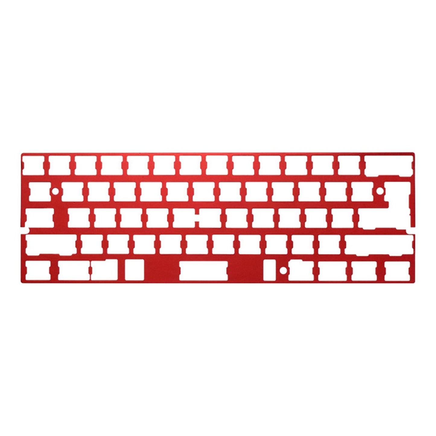 Positioning Board Plate Anodized Finished for GH60 60% Keyboard DIY Red