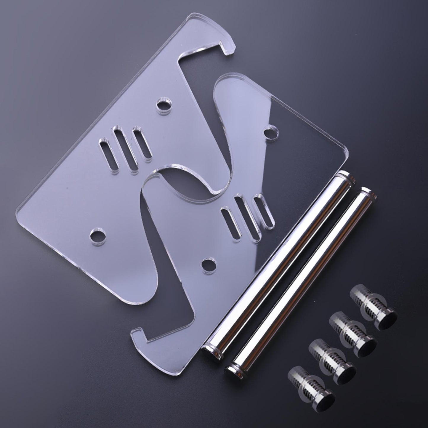 Full Transparent Mechanical Keyboard Stand Keyboard Display Stand 2 Slots