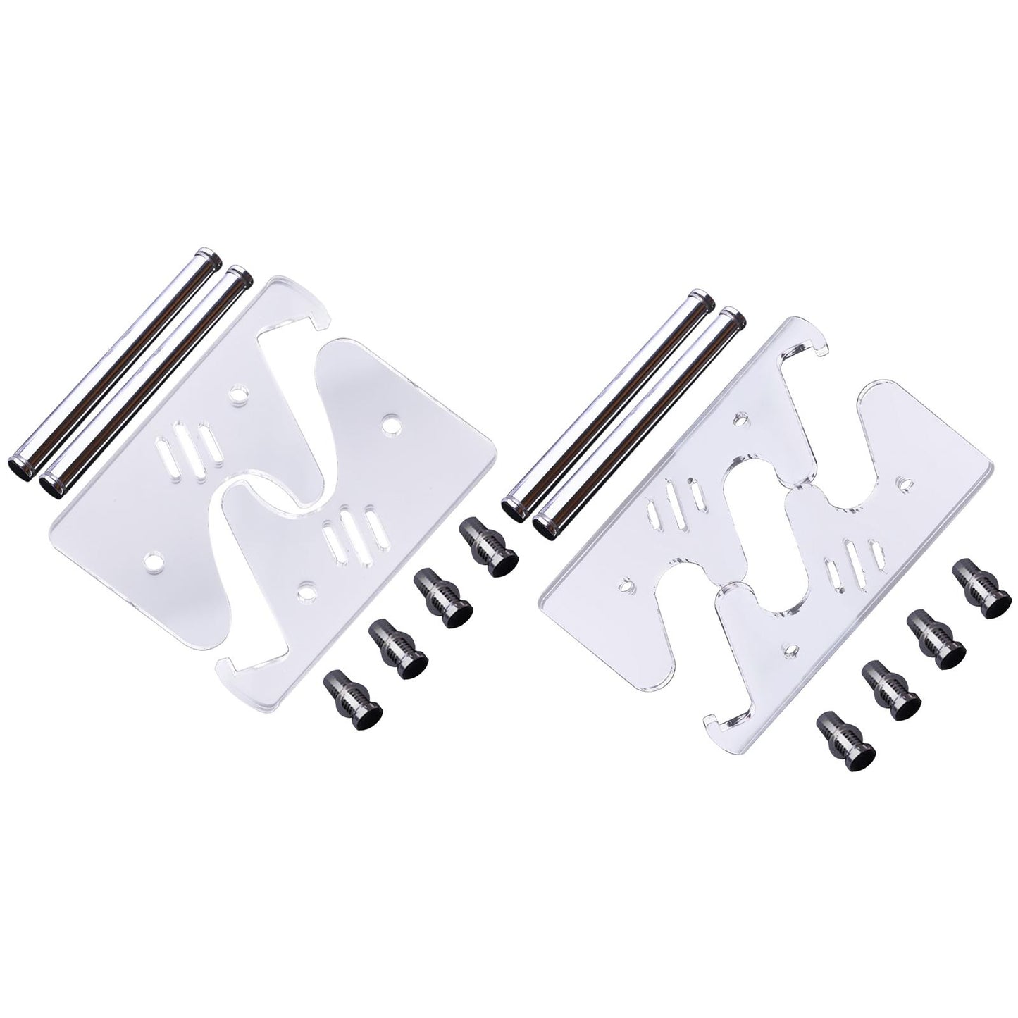 Full Transparent Mechanical Keyboard Stand Keyboard Display Stand 2 Slots