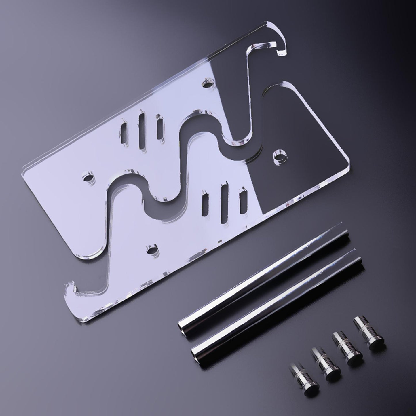 Full Transparent Mechanical Keyboard Stand Keyboard Display Stand 3 Slots