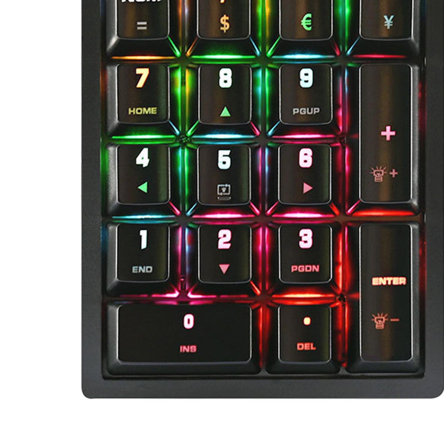 K21 Mini Numpad 21 Keys Plastic USB-C RGB Wired for Home Use Gaming Computer
