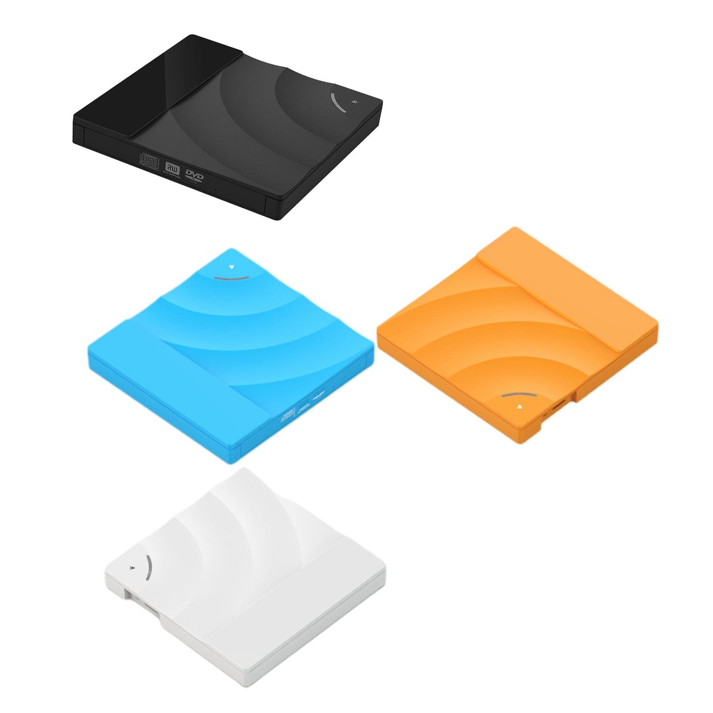 External CD DVD Rw Drive USB 3.0 Optical Disk Drive Rewriter Computer White