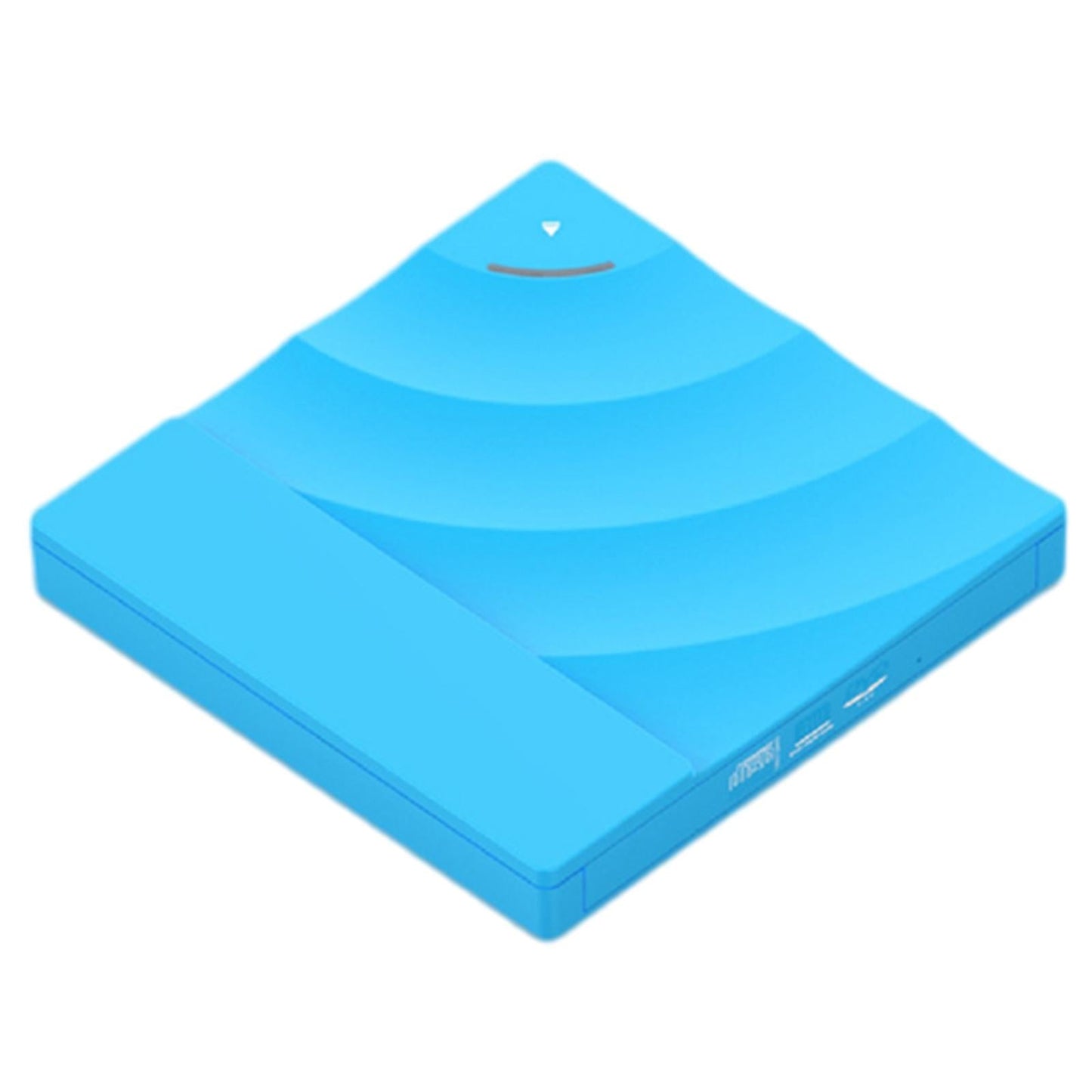 External CD DVD Rw Drive USB 3.0 Optical Disk Drive Rewriter Computer Blue