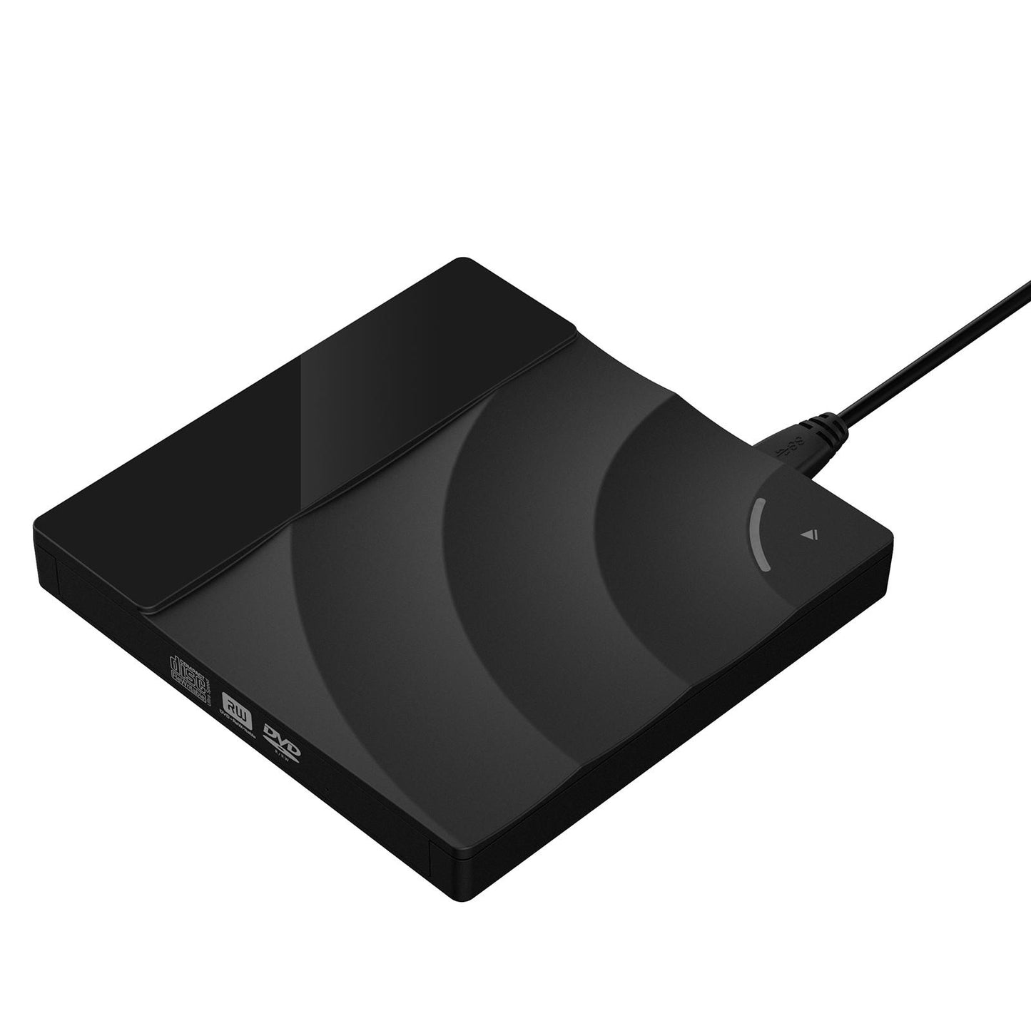 External CD DVD Rw Drive USB 3.0 Optical Disk Drive Rewriter Computer Black