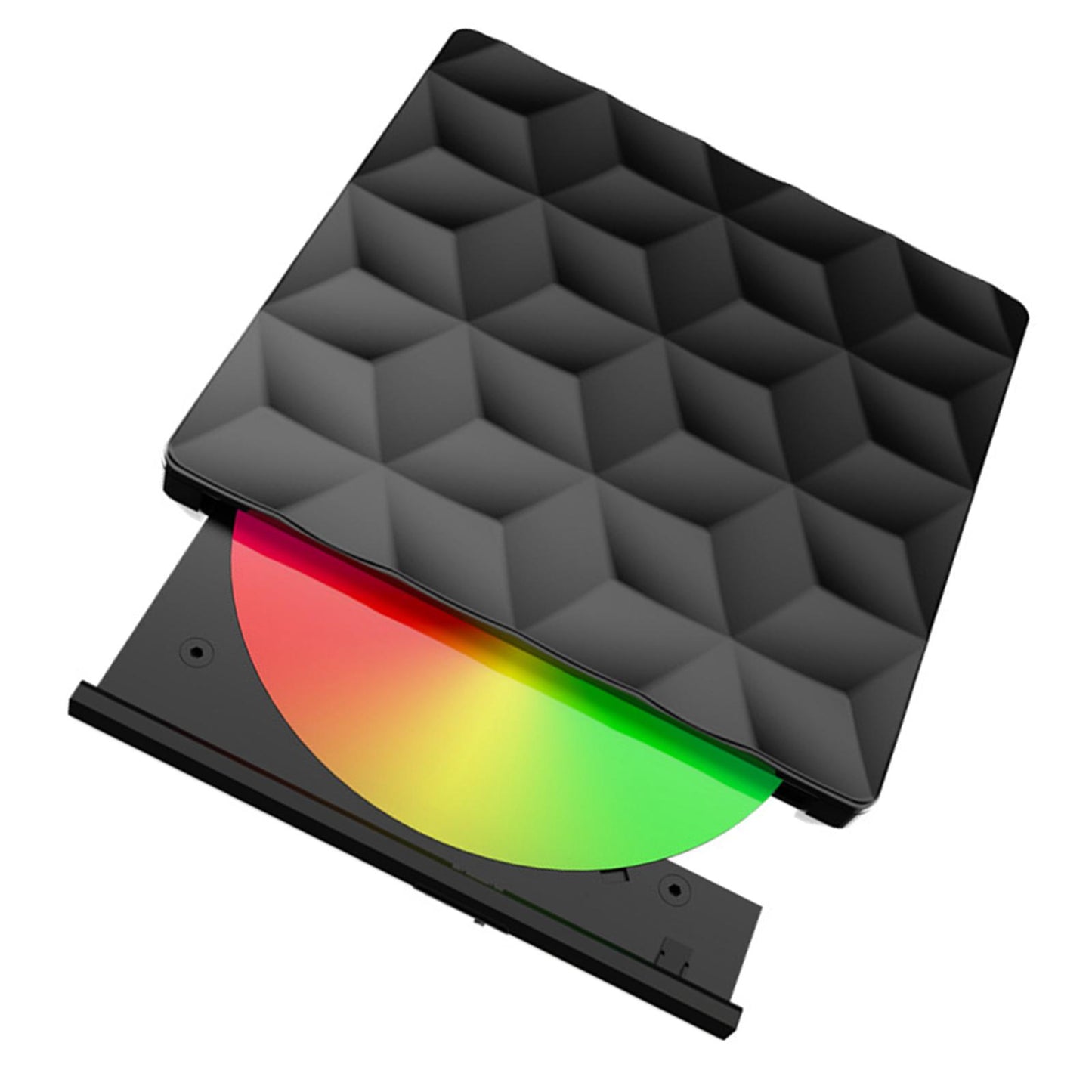 Slim External DVD Drive 2MB Cache Portable DVD Player for PC Laptop Desktop