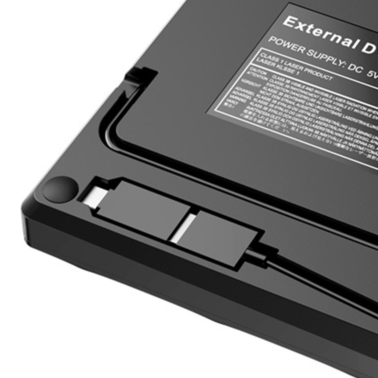 Slim External DVD Drive 2MB Cache Portable DVD Player for PC Laptop Desktop