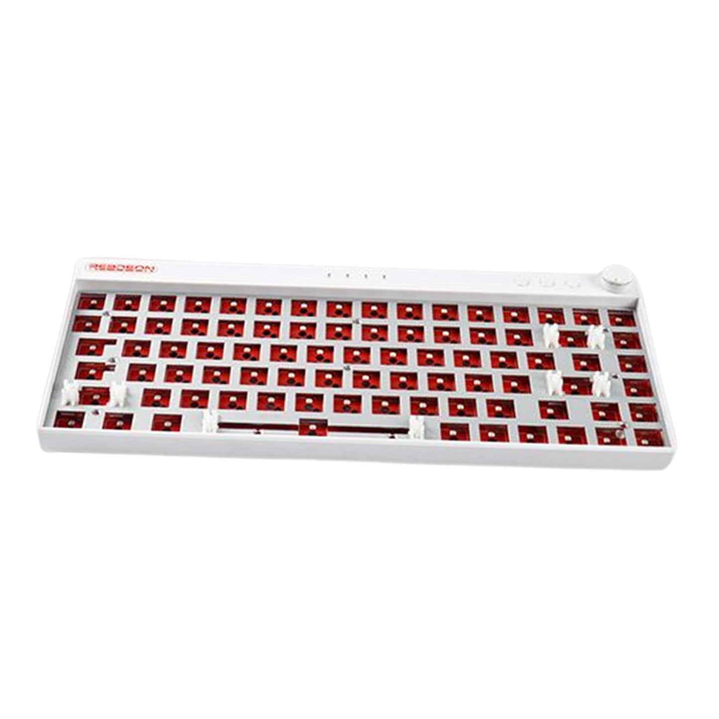 DIY Mechanical Keyboard Kit Wireless 2.4G Bluetooth 5.0 Type C for Office White WL84 Plus