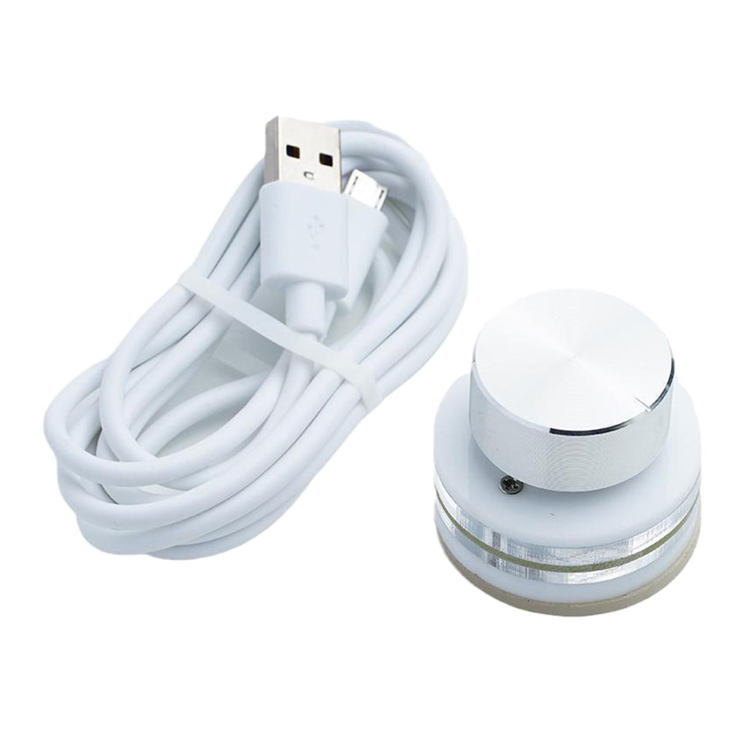 USB One-key Keyboard Knob Backlit Programming Keypad Custom Shortcut White