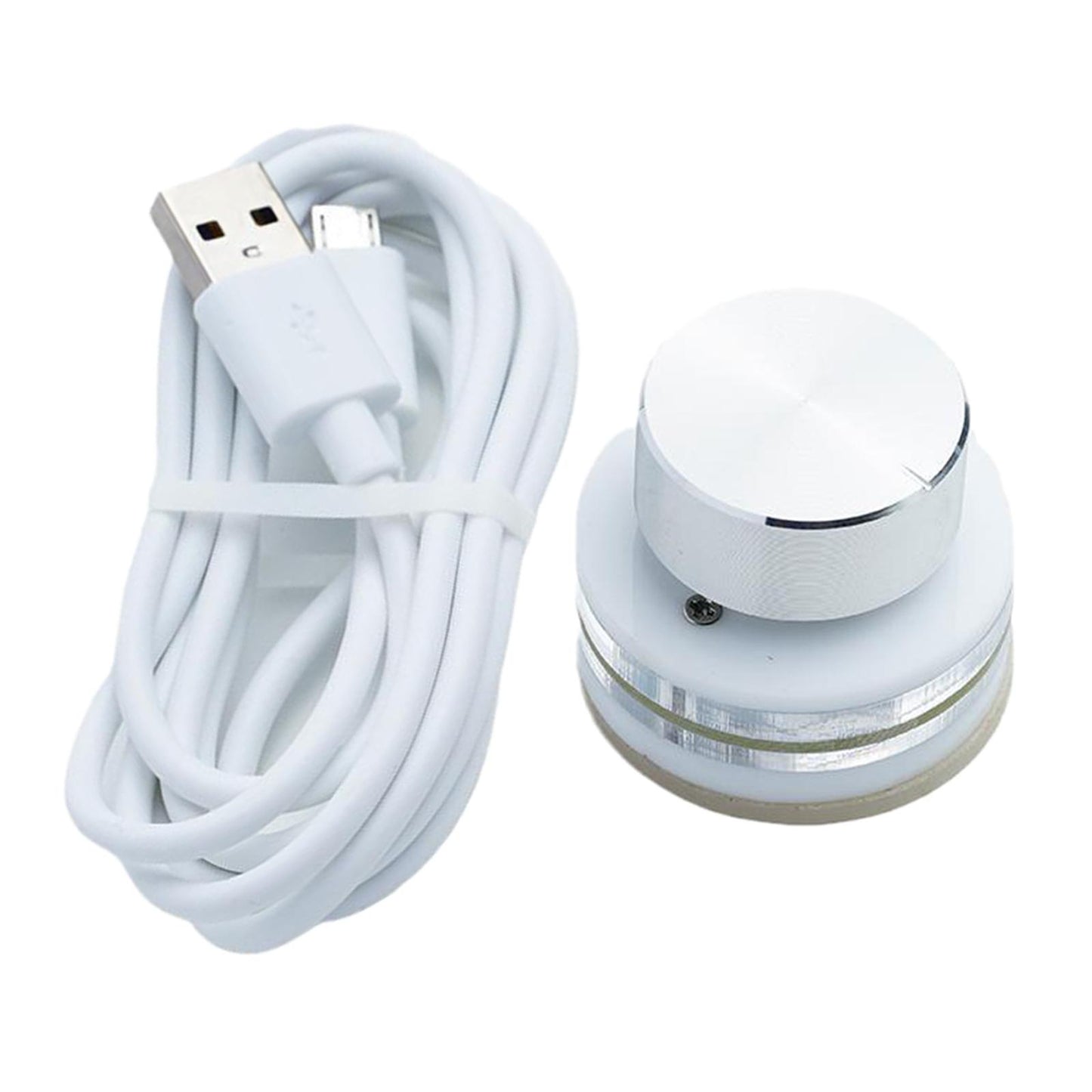 USB One-key Keyboard Knob Backlit Programming Keypad Custom Shortcut White