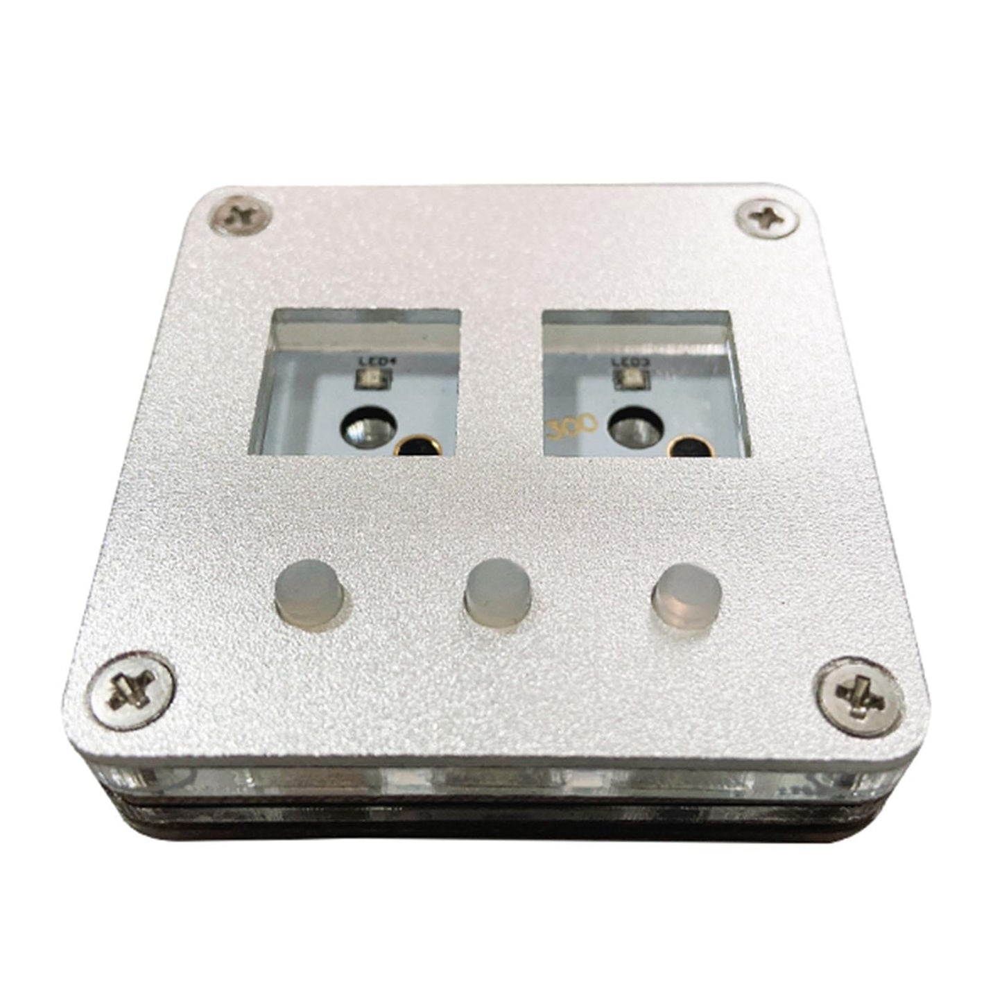 Mini 2-Key Keyboard RGB Programmable Mechanical Gaming PC Keypad Blue Switch