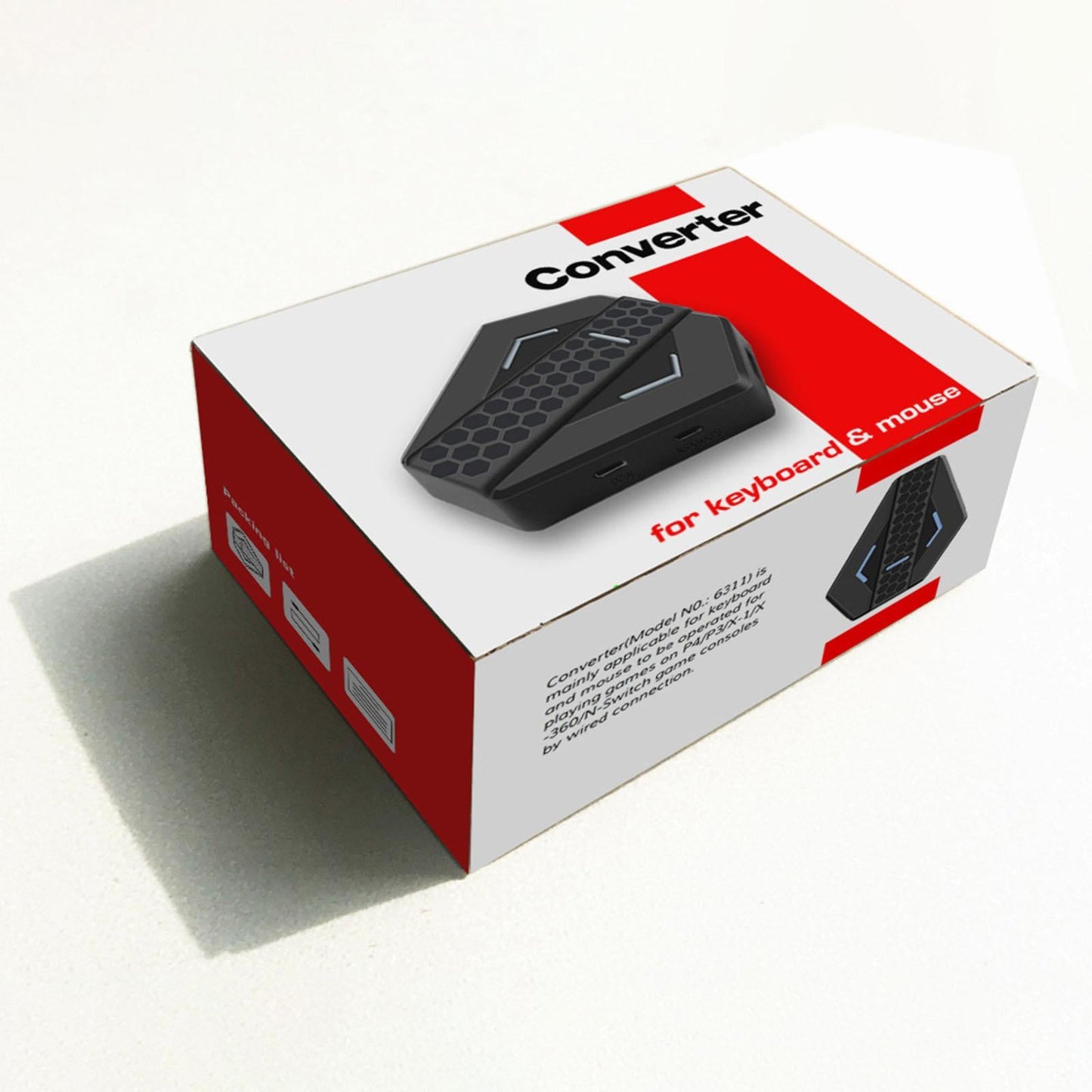 Keyboard Mouse Converter for X-360/X-1/P3/P4/N-SWH For N-Switch