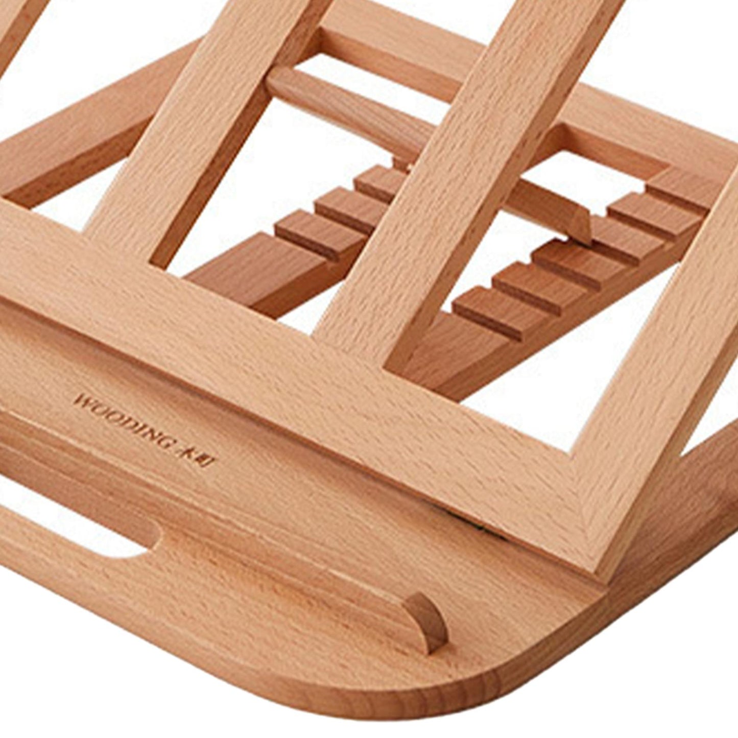 Portable Foldable Laptop Stand Riser for Home Office Library Work Beech