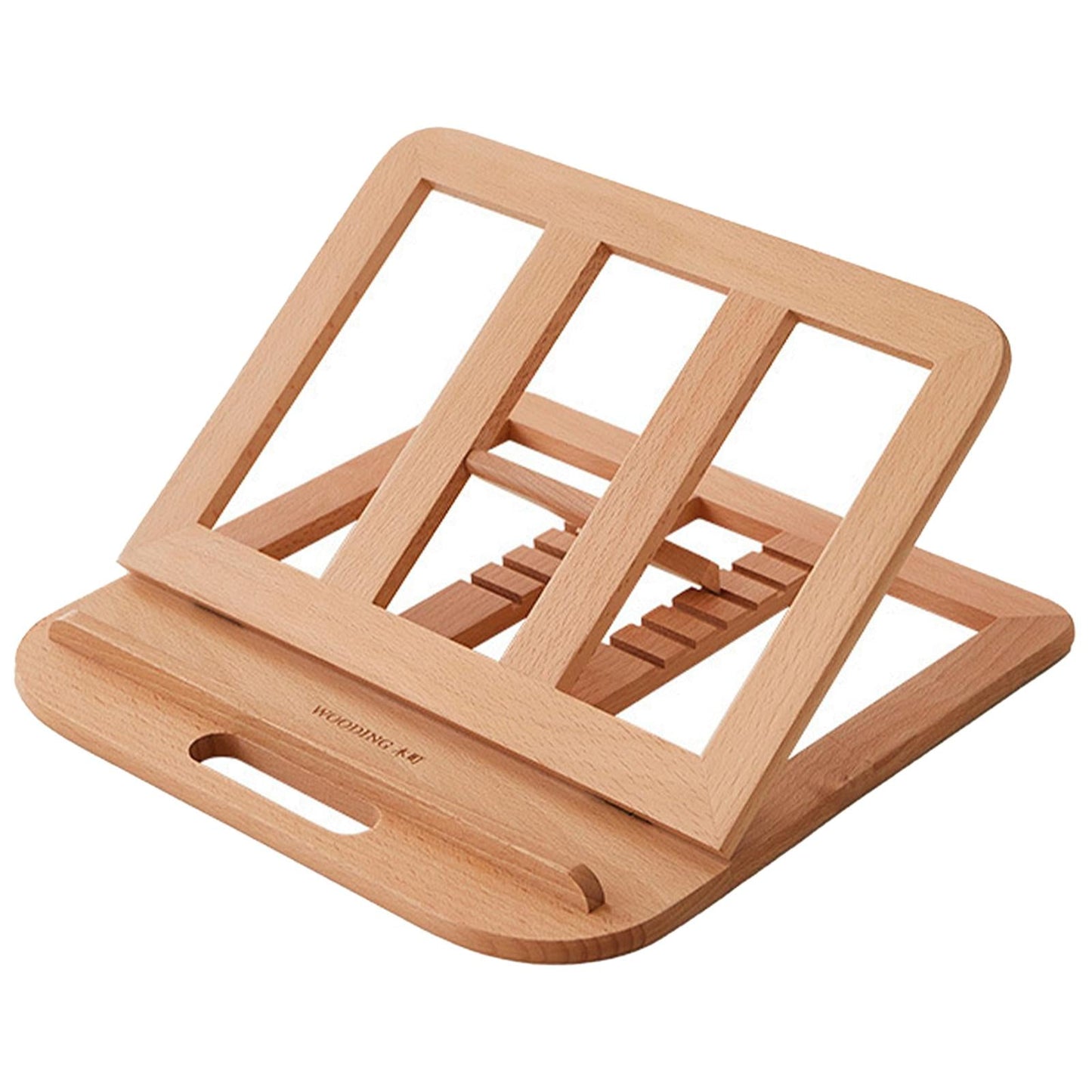 Portable Foldable Laptop Stand Riser for Home Office Library Work Beech