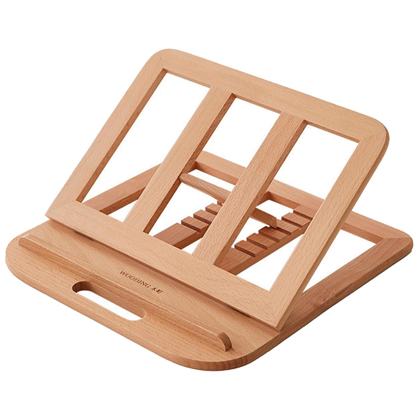 Portable Foldable Laptop Stand Riser for Home Office Library Work Beech