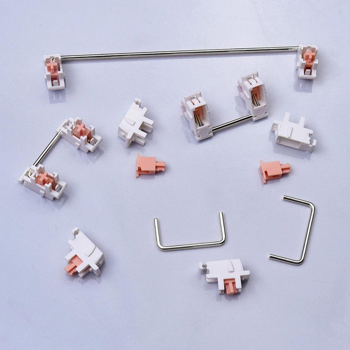 Plate Mounted Stabilizers High Precision for Mechanical Keyboard 3Pcs 2U