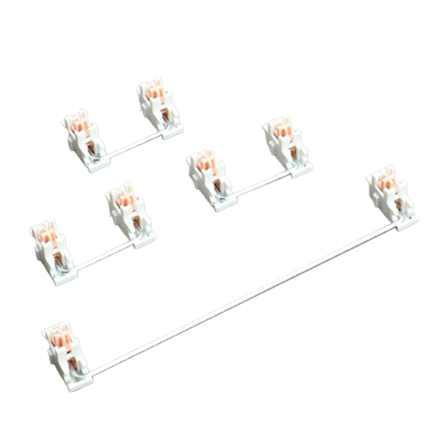 Plate Mounted Stabilizers High Precision for Mechanical Keyboard 3Pcs 2U