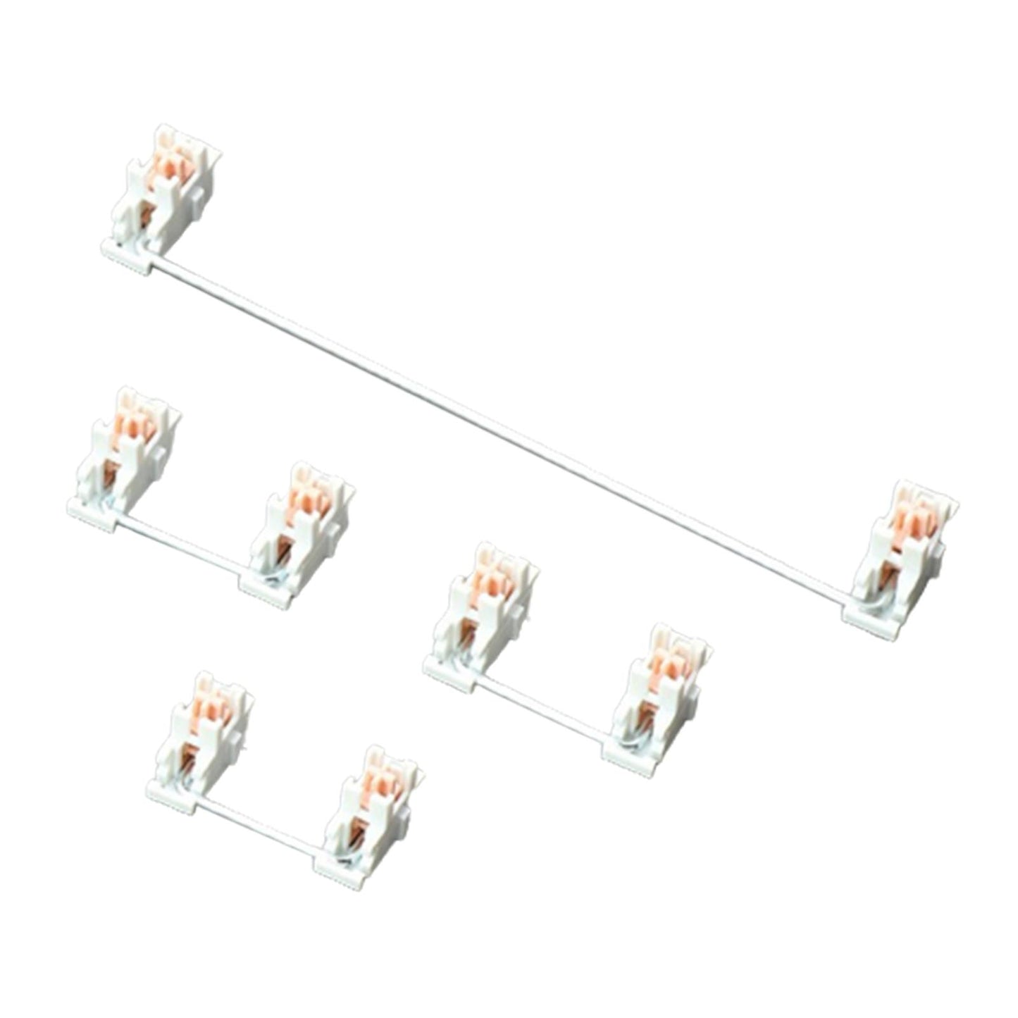 Plate Mounted Stabilizers High Precision for Mechanical Keyboard 3Pcs 2U