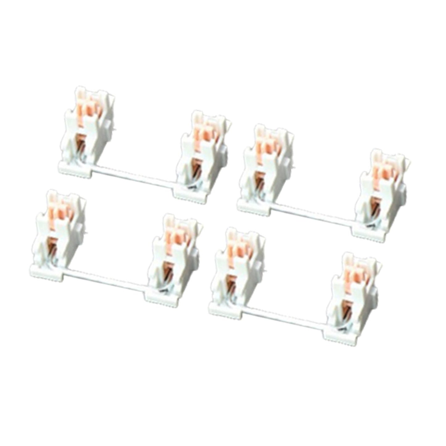 Plate Mounted Stabilizers High Precision for Mechanical Keyboard 4 Pcs 2U
