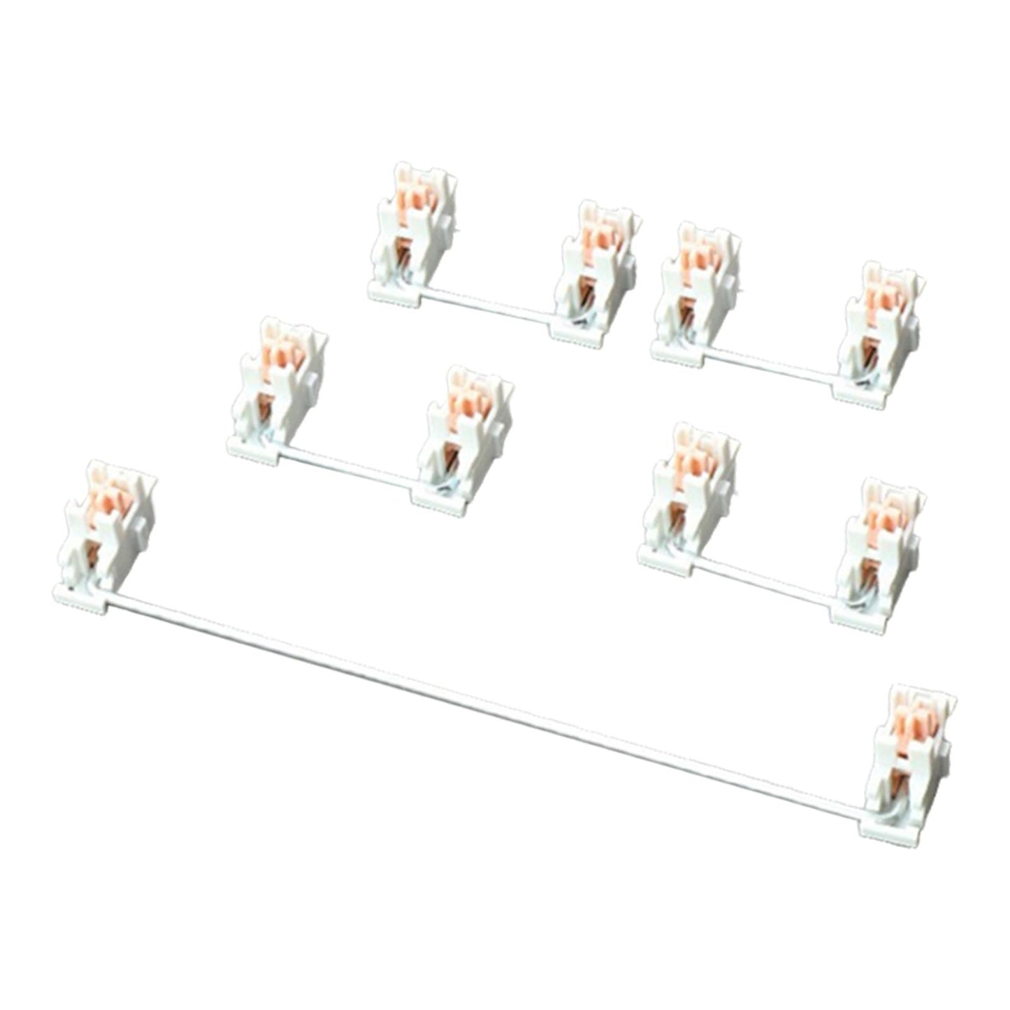 Plate Mounted Stabilizers High Precision for Mechanical Keyboard 4 Pcs 2U