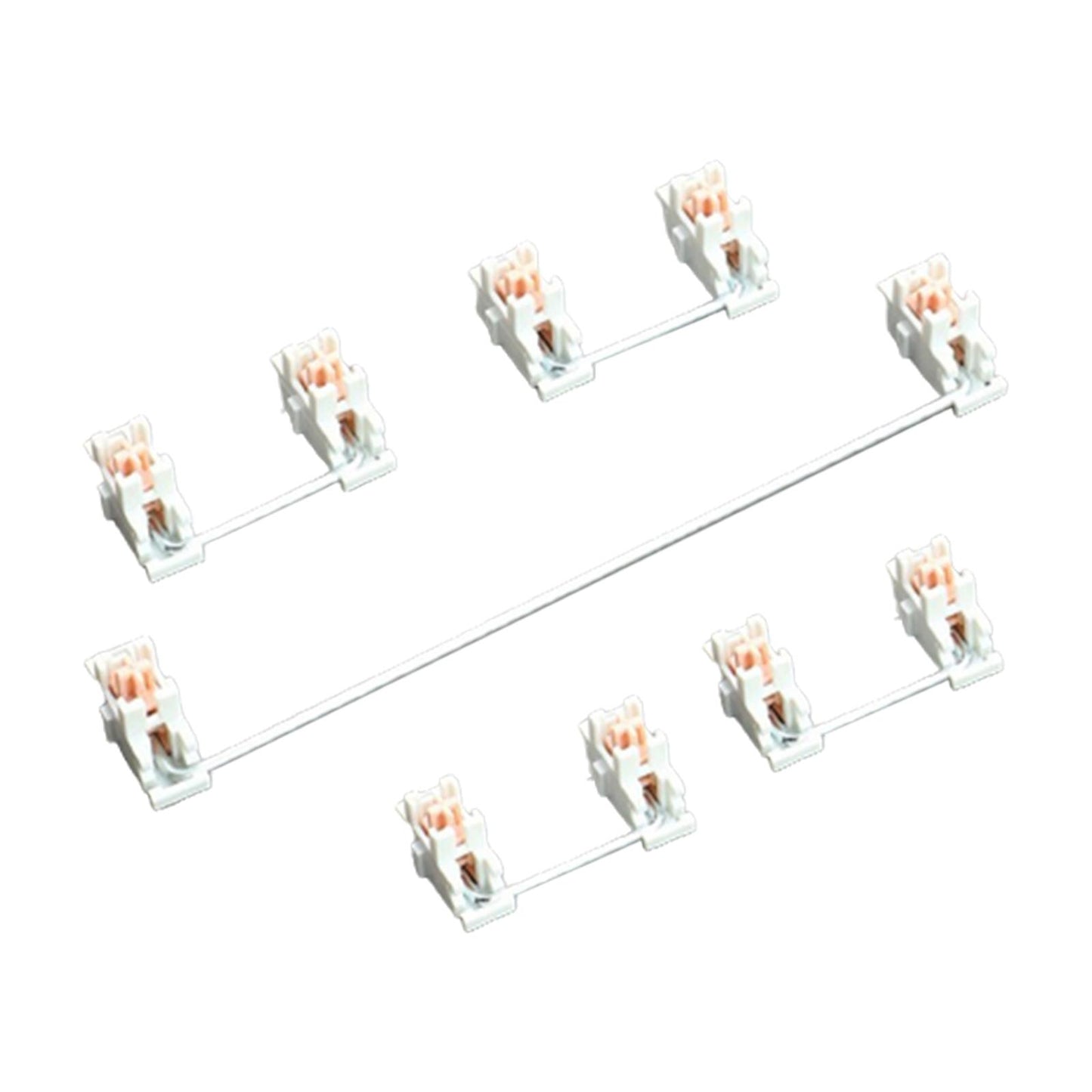 Plate Mounted Stabilizers High Precision for Mechanical Keyboard 4 Pcs 2U