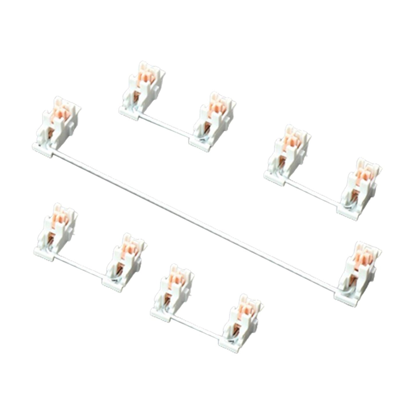 Plate Mounted Stabilizers High Precision for Mechanical Keyboard 4 Pcs 2U