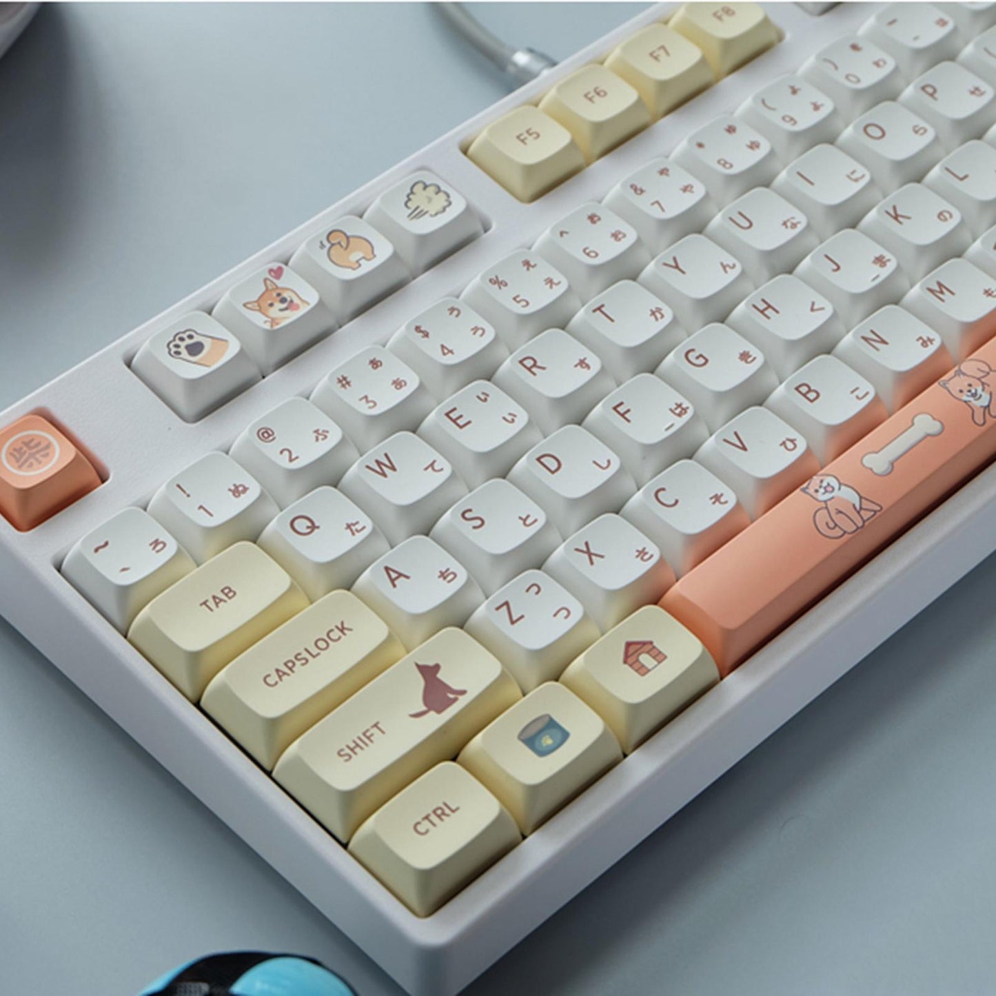 139Keys XDA Profile Keycaps 2-Layer for MX Mechanical Keyboard Japanese Font