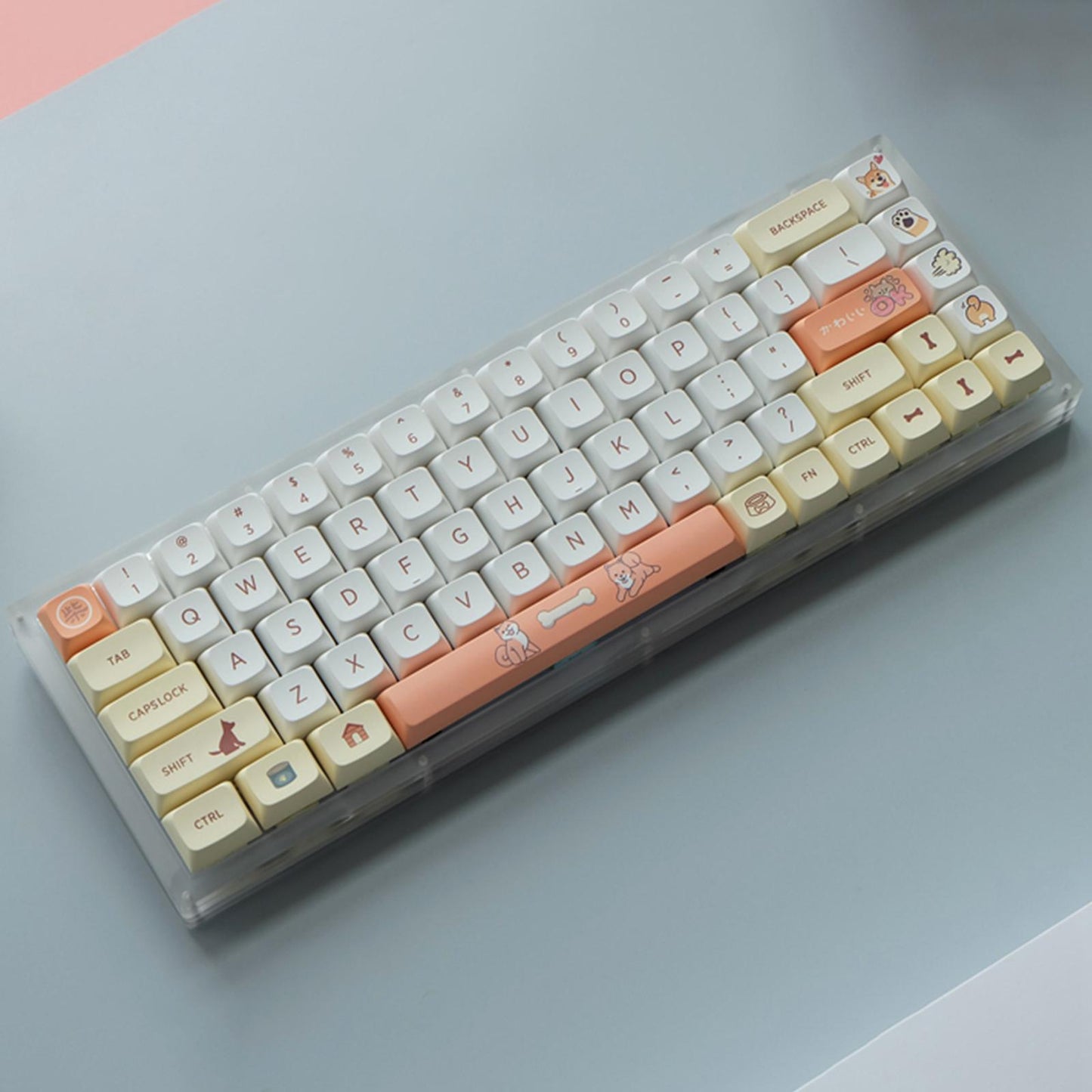 139Keys XDA Profile Keycaps 2-Layer for MX Mechanical Keyboard Japanese Font