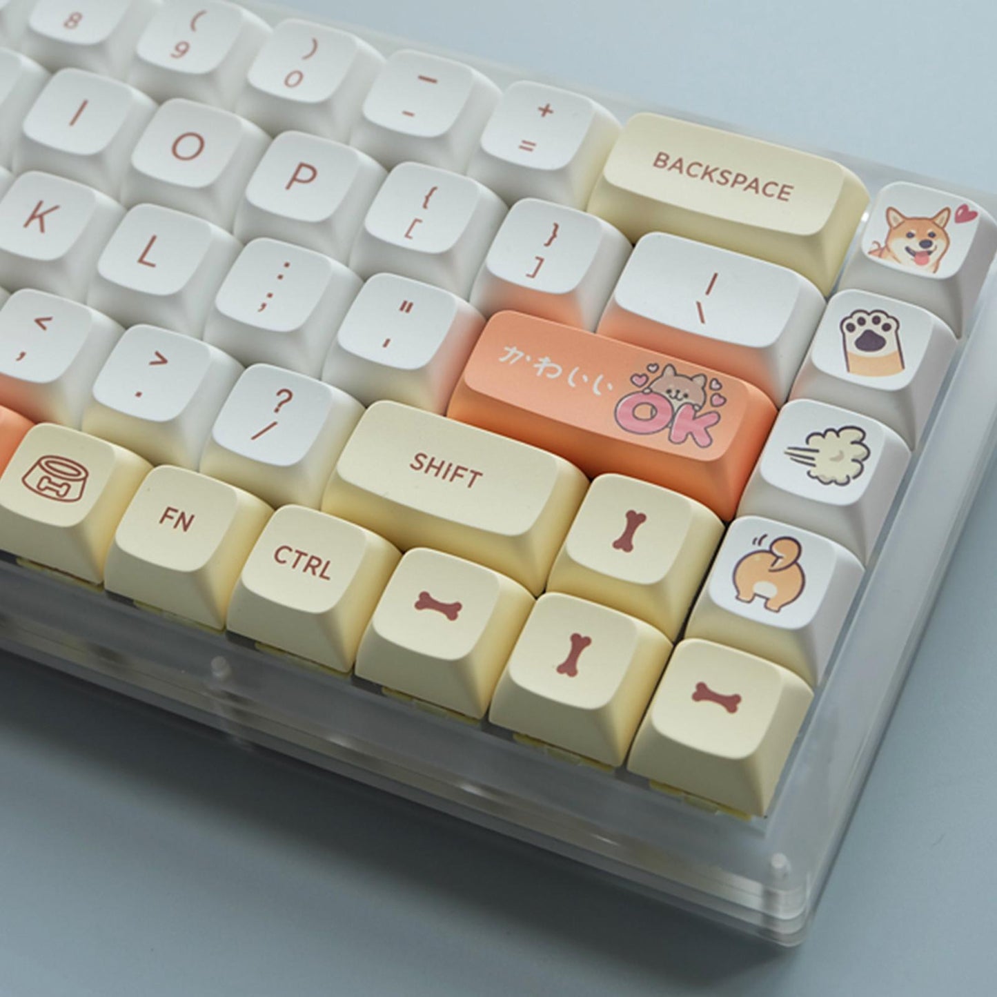 139Keys XDA Profile Keycaps 2-Layer for MX Mechanical Keyboard Japanese Font