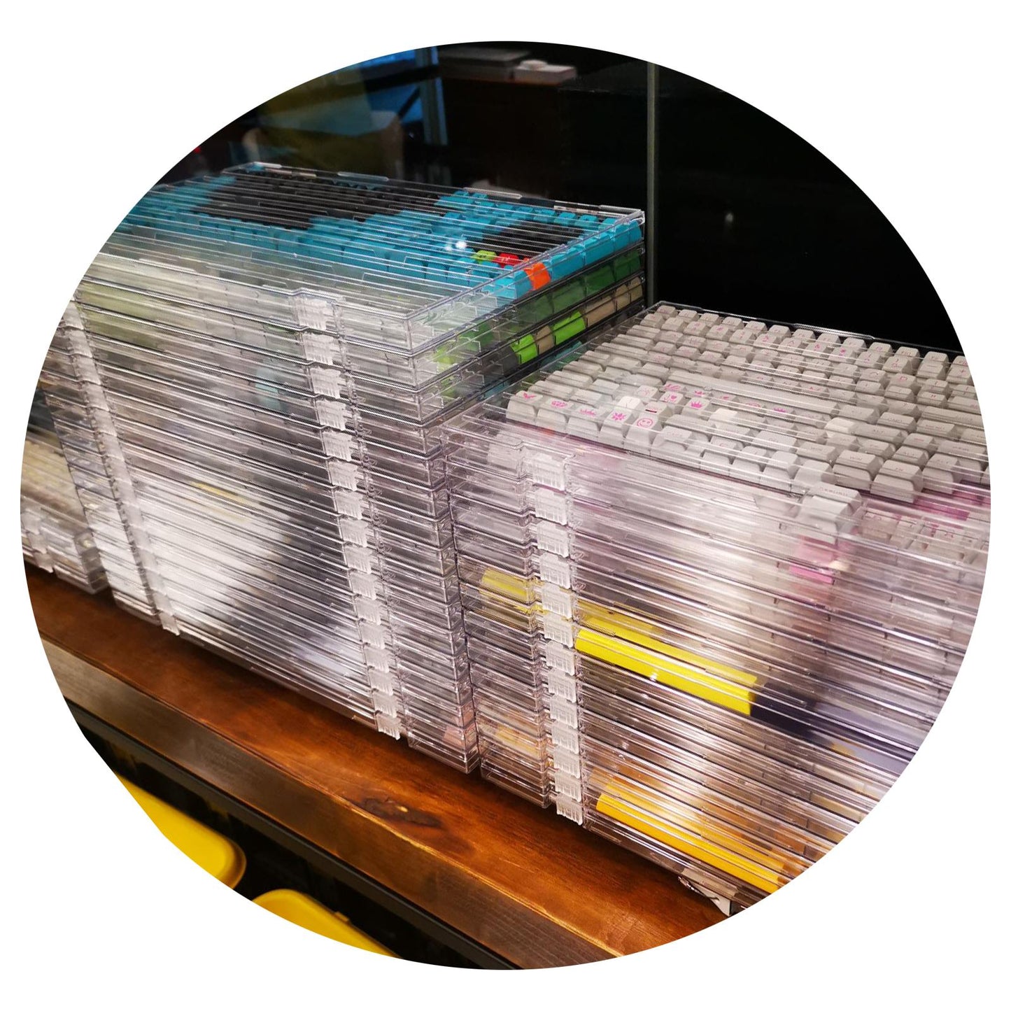 Clear Keycap Storage Box Case Dustproof Organizer for Cherry Xda Dsa Profile Higher Version