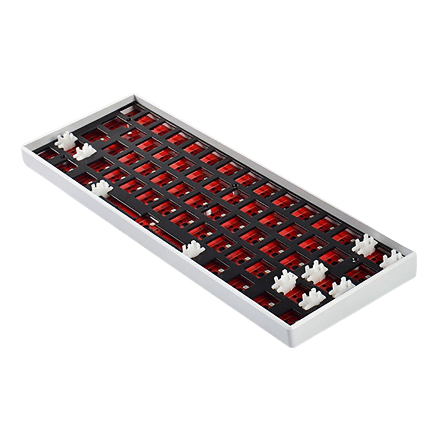 61 Keys Wireless Wired Mechanical Keyboard 2.4G Bluetooth for Tablet PC White WL61