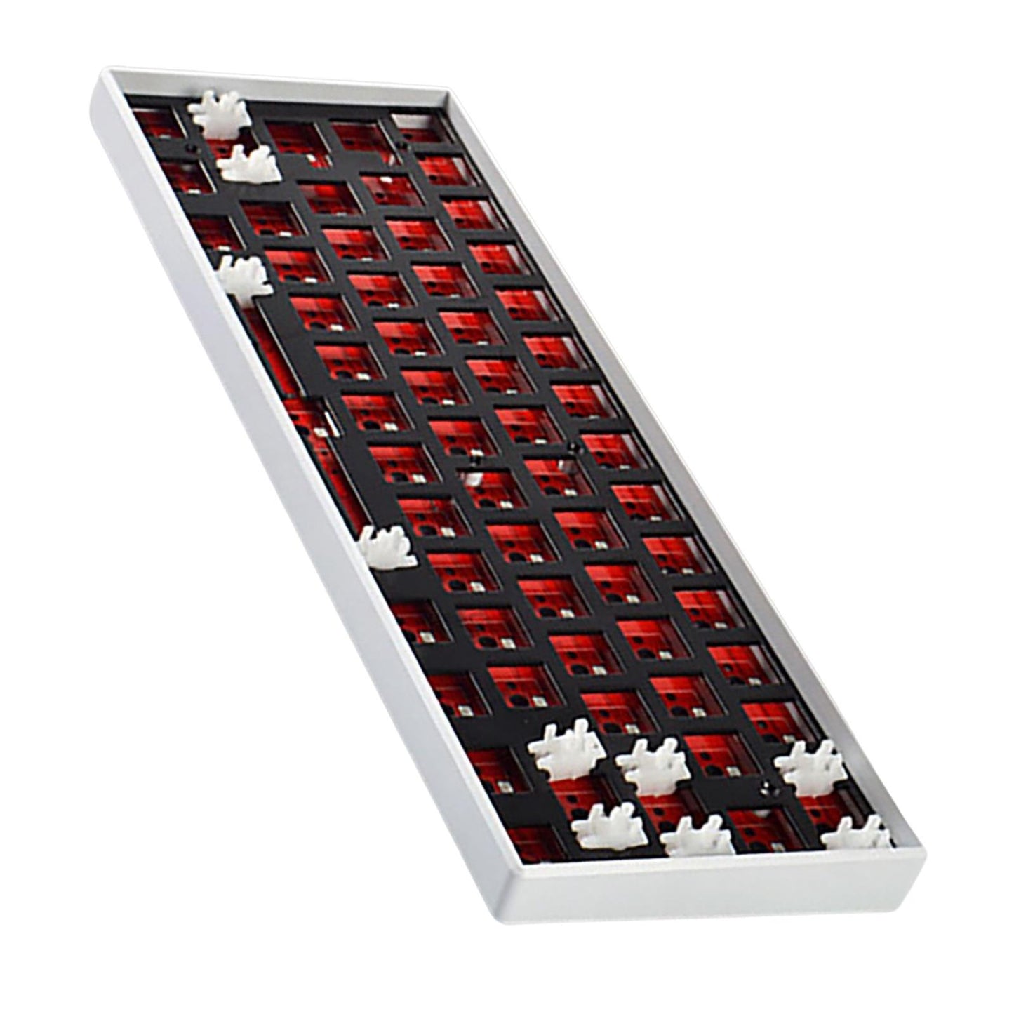 61 Keys Wireless Wired Mechanical Keyboard 2.4G Bluetooth for Tablet PC White WL61