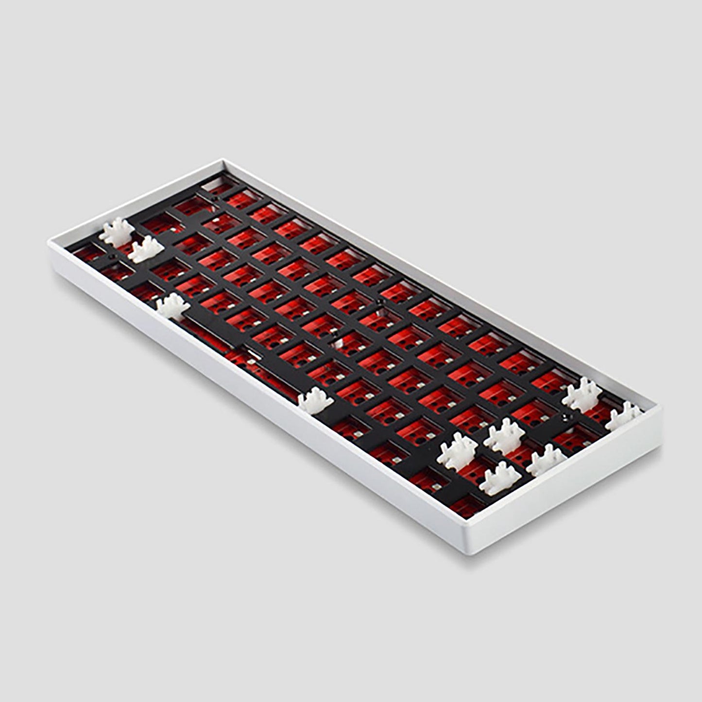 61 Keys Wireless Wired Mechanical Keyboard 2.4G Bluetooth for Tablet PC White WL61