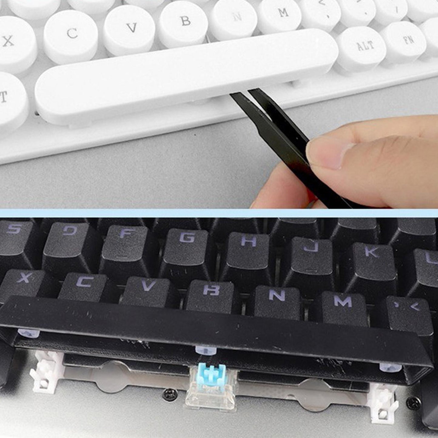 4 Pcak Keyboard Puller Stainless Steel Professional for Mechanical Keyboard