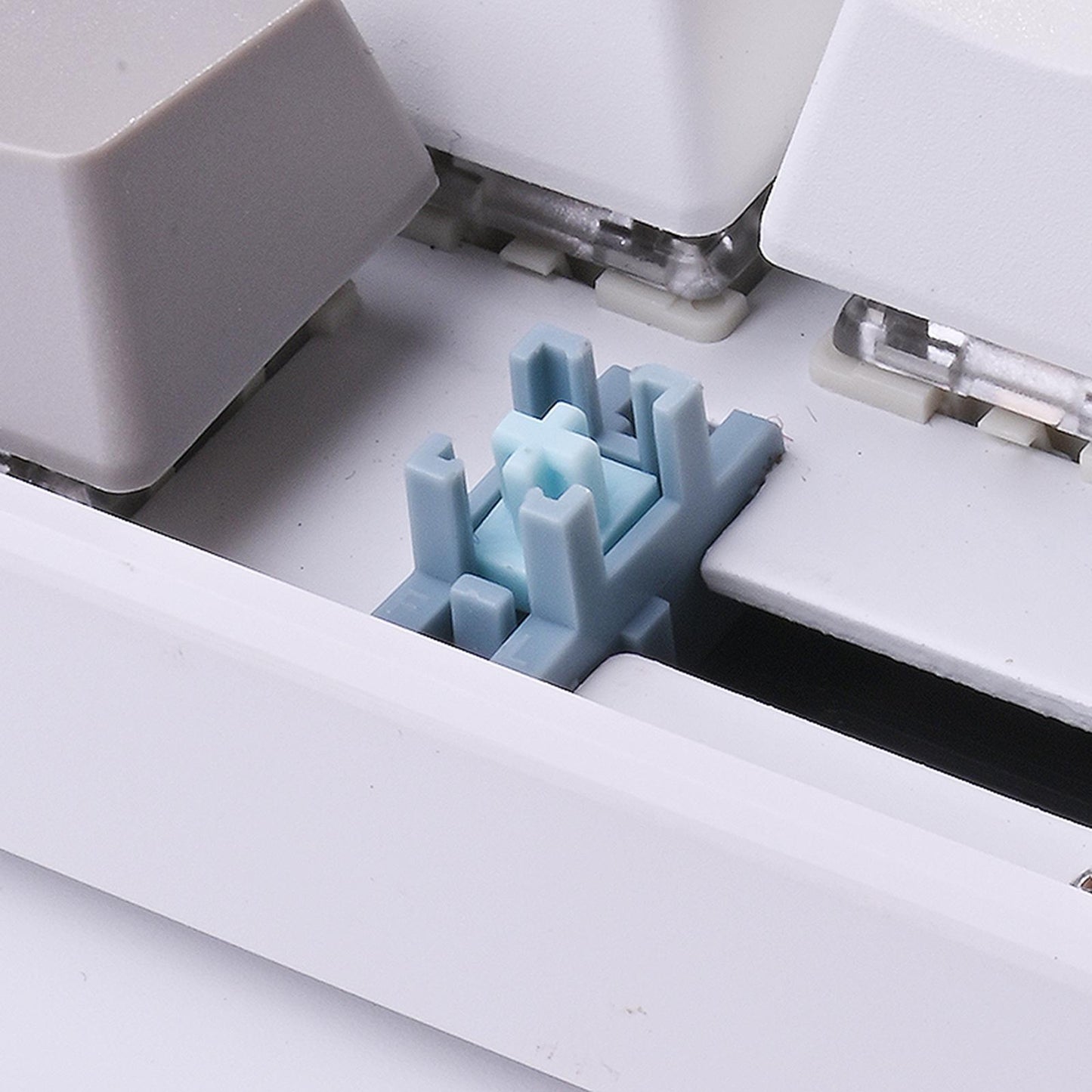 Plate Mount Stabilizer 7x2U 1x6.25U for Mechanical Keyboard light blue