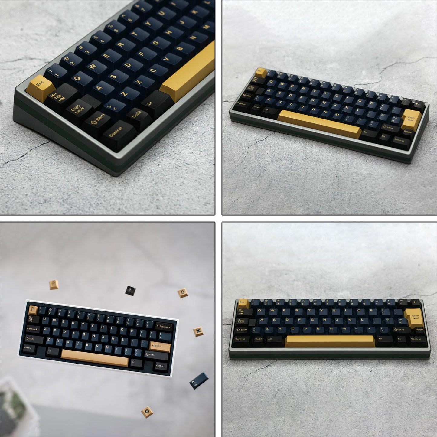 173-Key Keycaps Kit for Cherry MX Switch Mechanical Keyboards 104 108 Layout BS.