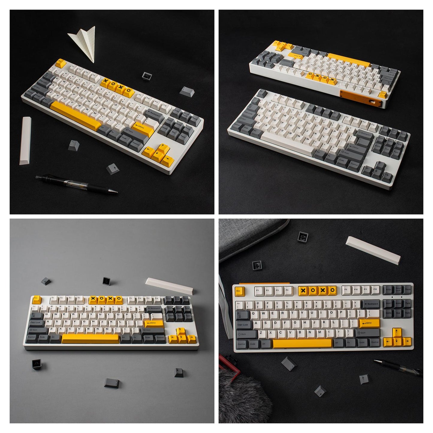 173 Keys Keycaps Key Caps Set for MX Switches and Clones Heavy Industry