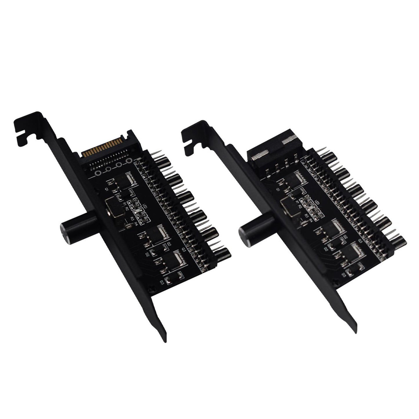 6 Way PC Fan Hub Cooling Fan Speed Controller 12V SATA Interface