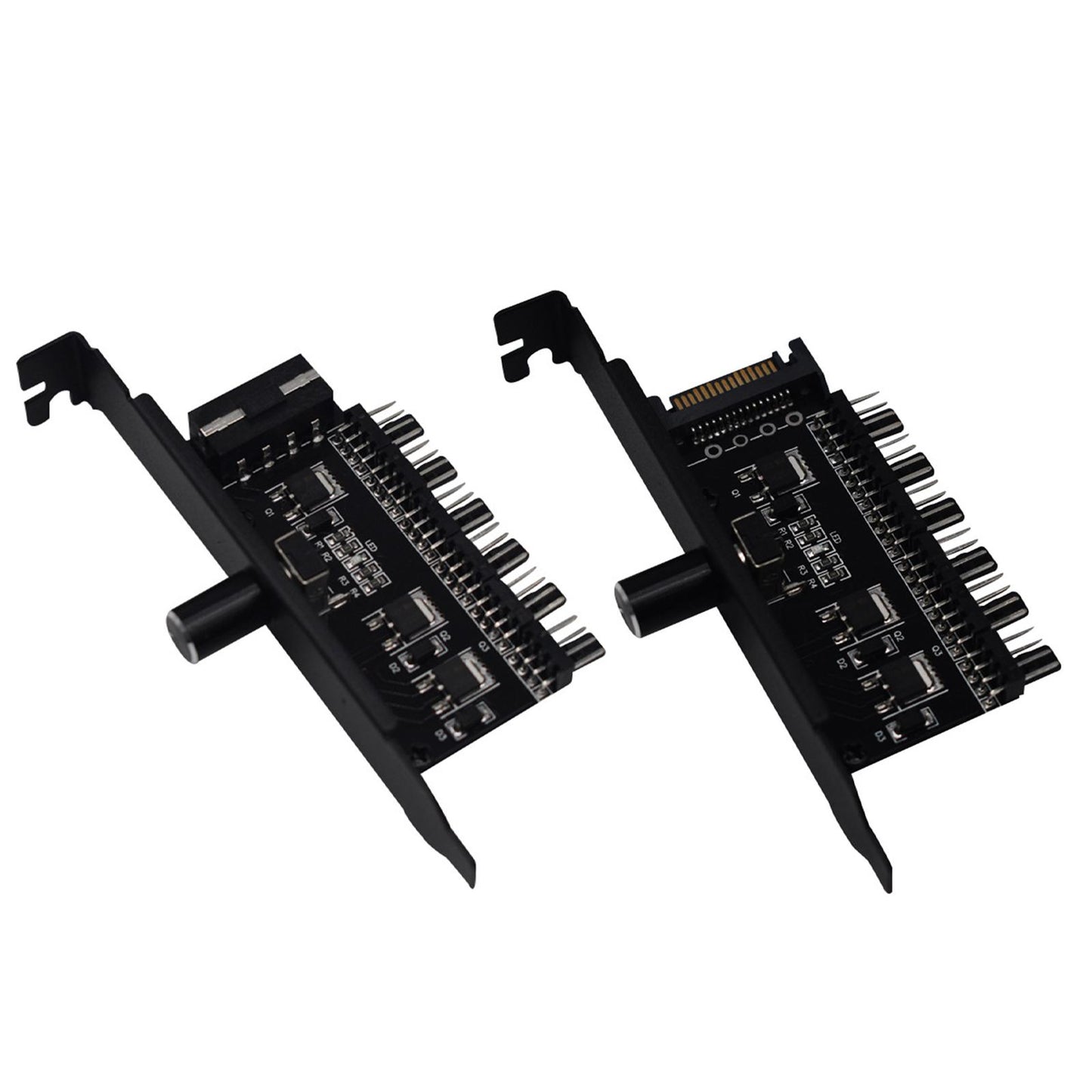 6 Way PC Fan Hub Cooling Fan Speed Controller 12V SATA Interface