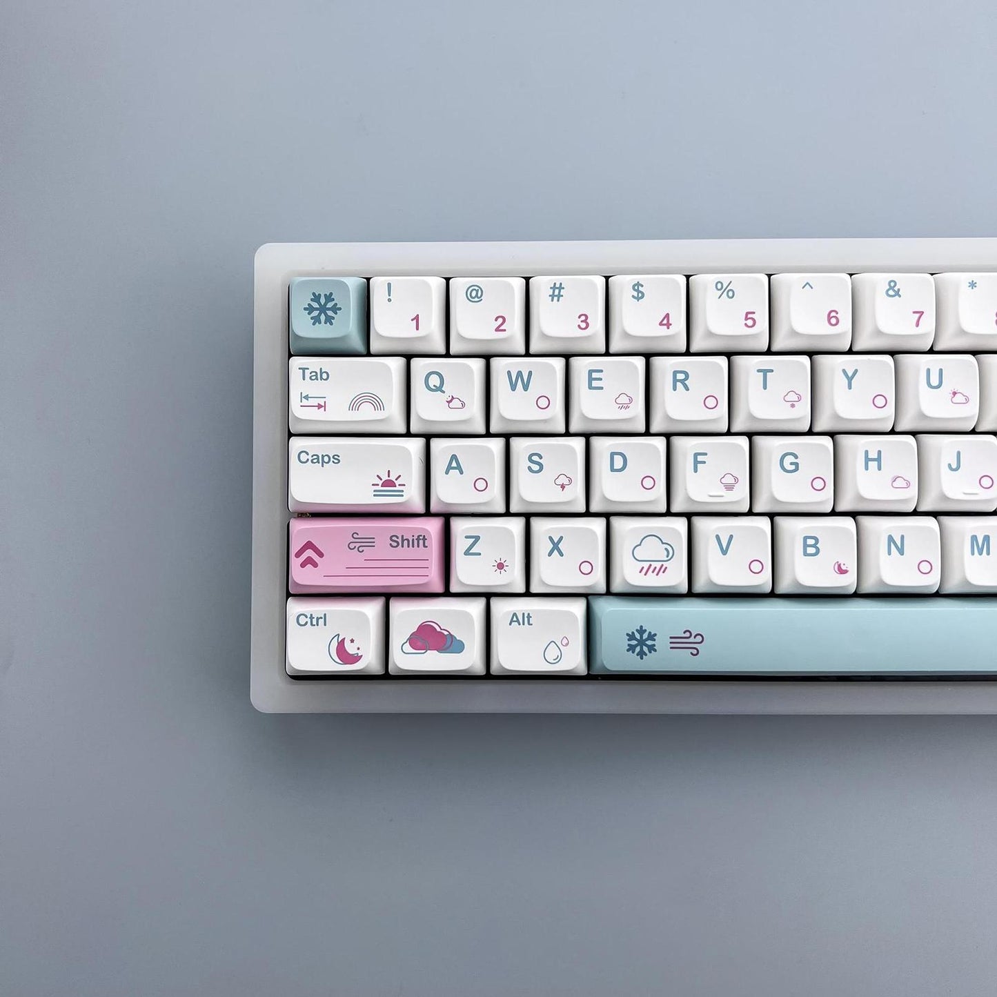 132 Keycaps Xda Profile PBT for Mechanical Keyboards Replaces English Font