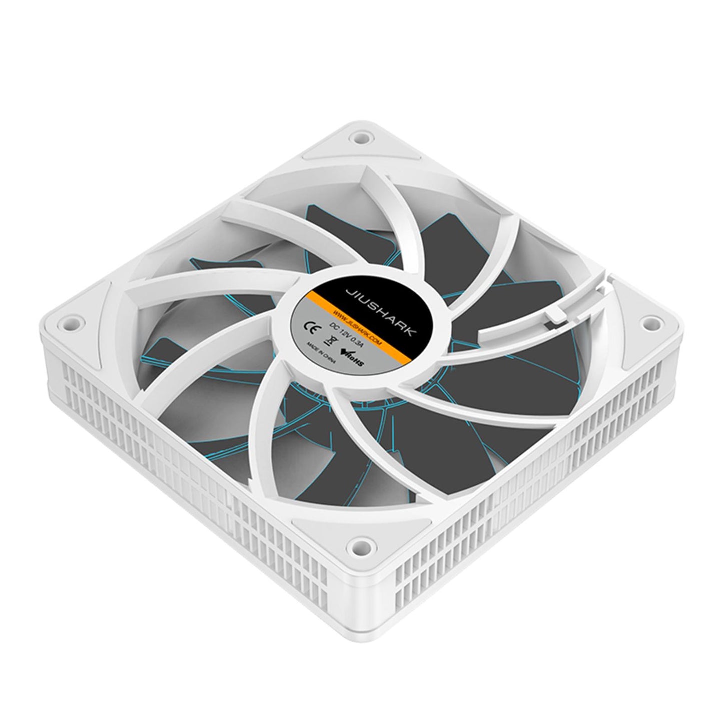 3x 120mm Case Cooling Fan 1200RPM RGB LED Lighting 12V DC PC Cooling Quiet