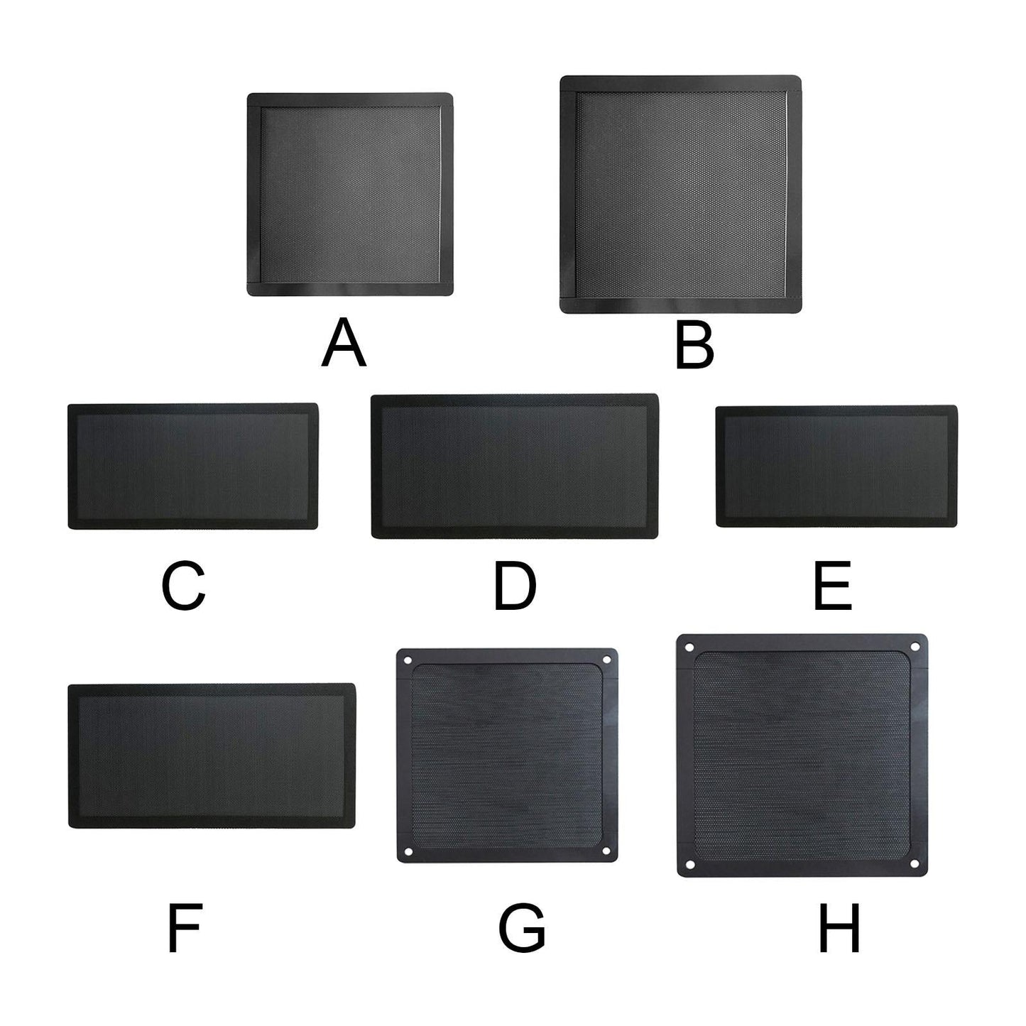 PVC Magnetic Cooling Fan Dust Filter Cover for Computer PC 12x12cm