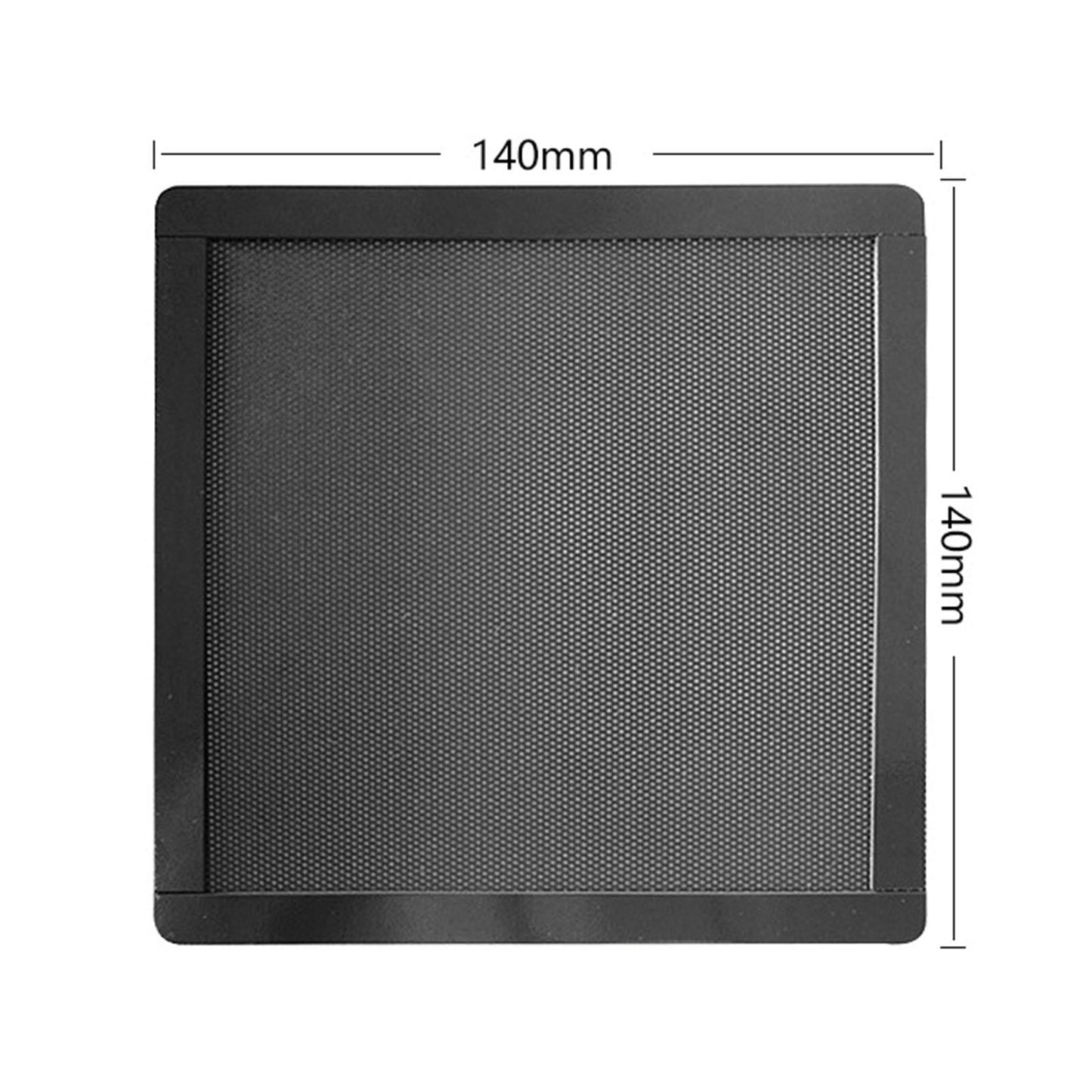 PVC Magnetic Cooling Fan Dust Filter Cover for Computer PC 14x14cm