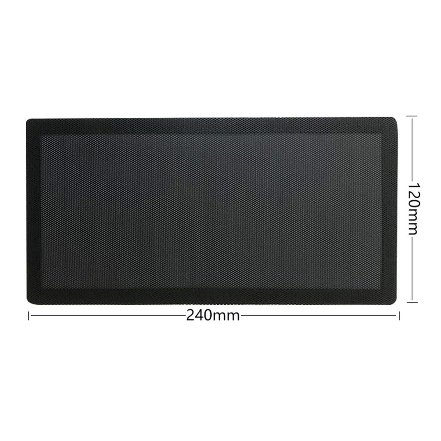 PVC Magnetic Cooling Fan Dust Filter Cover for Computer PC 12x24cm