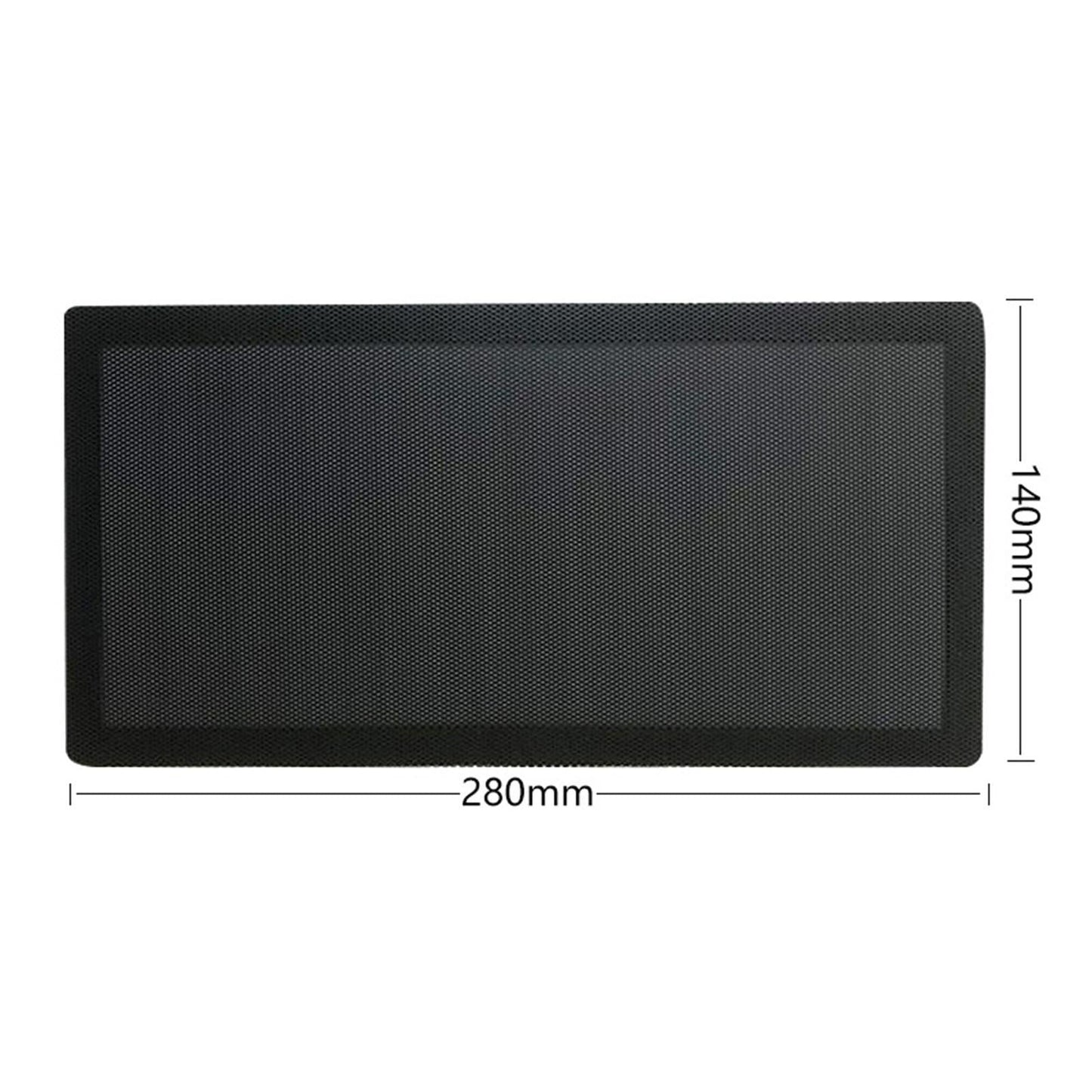 PVC Magnetic Cooling Fan Dust Filter Cover for Computer PC 14x28cm Dense