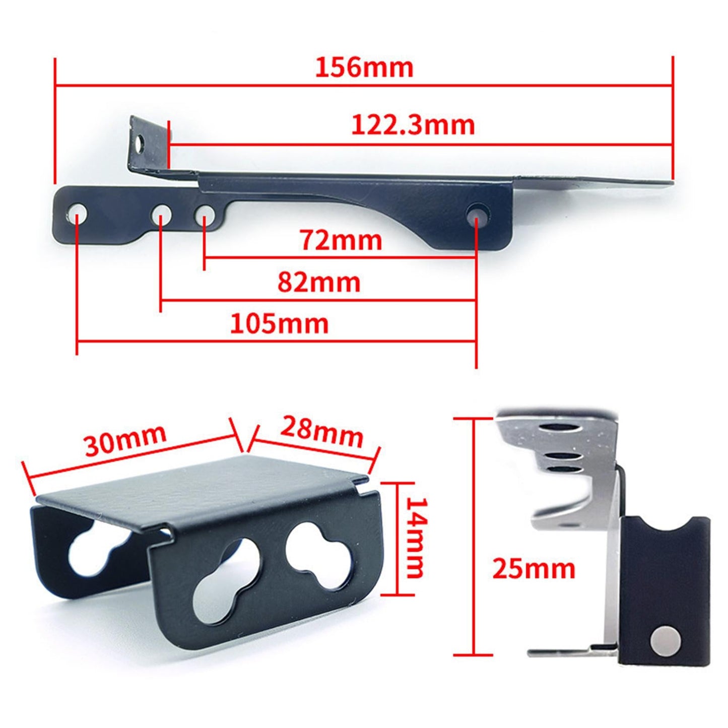 Fan Mount Stand Bracket Kit Dual Fans Replacement Mount Rack Base Holder