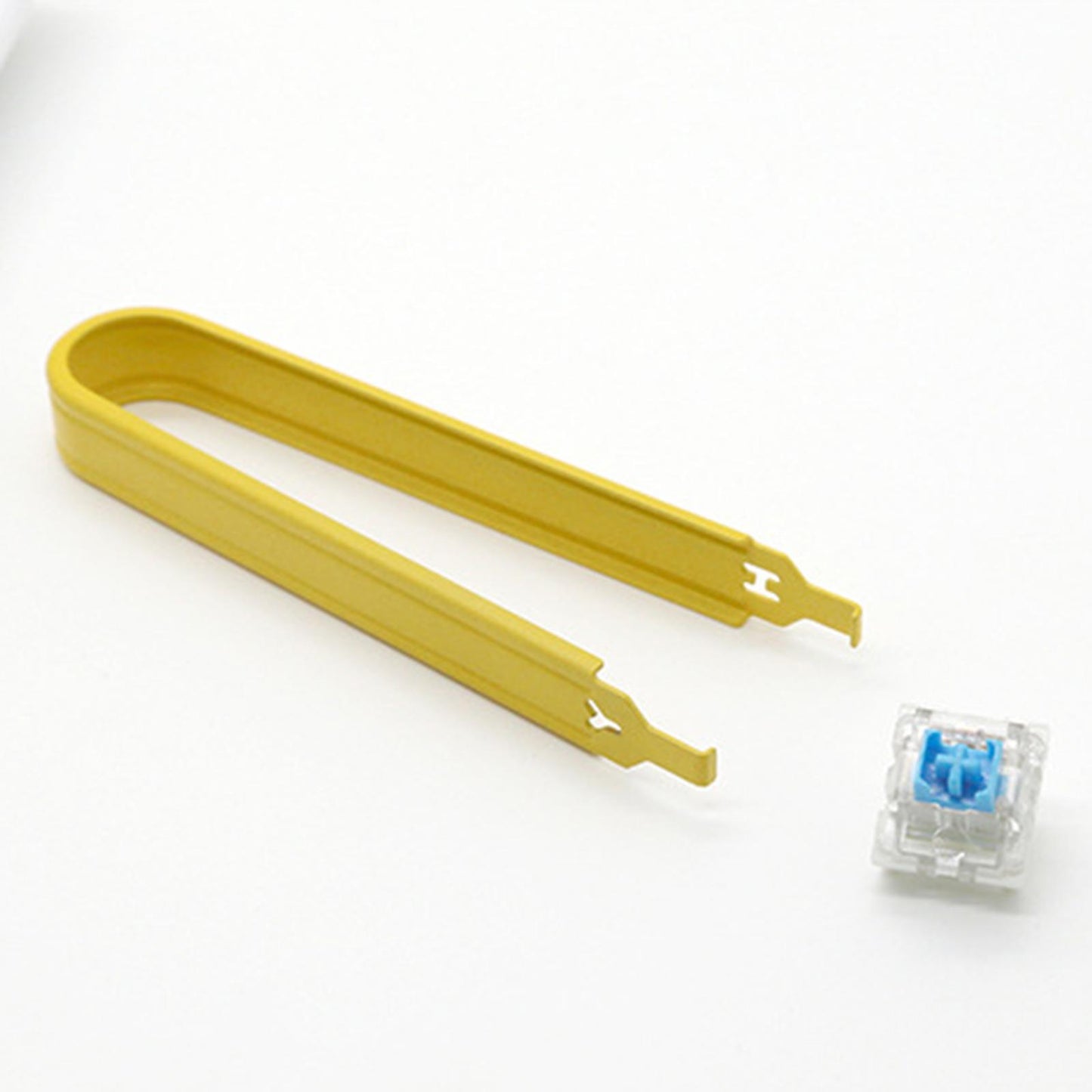Yellow Keyboard Switch Puller Antistatic Clip Pliers Professional Tool