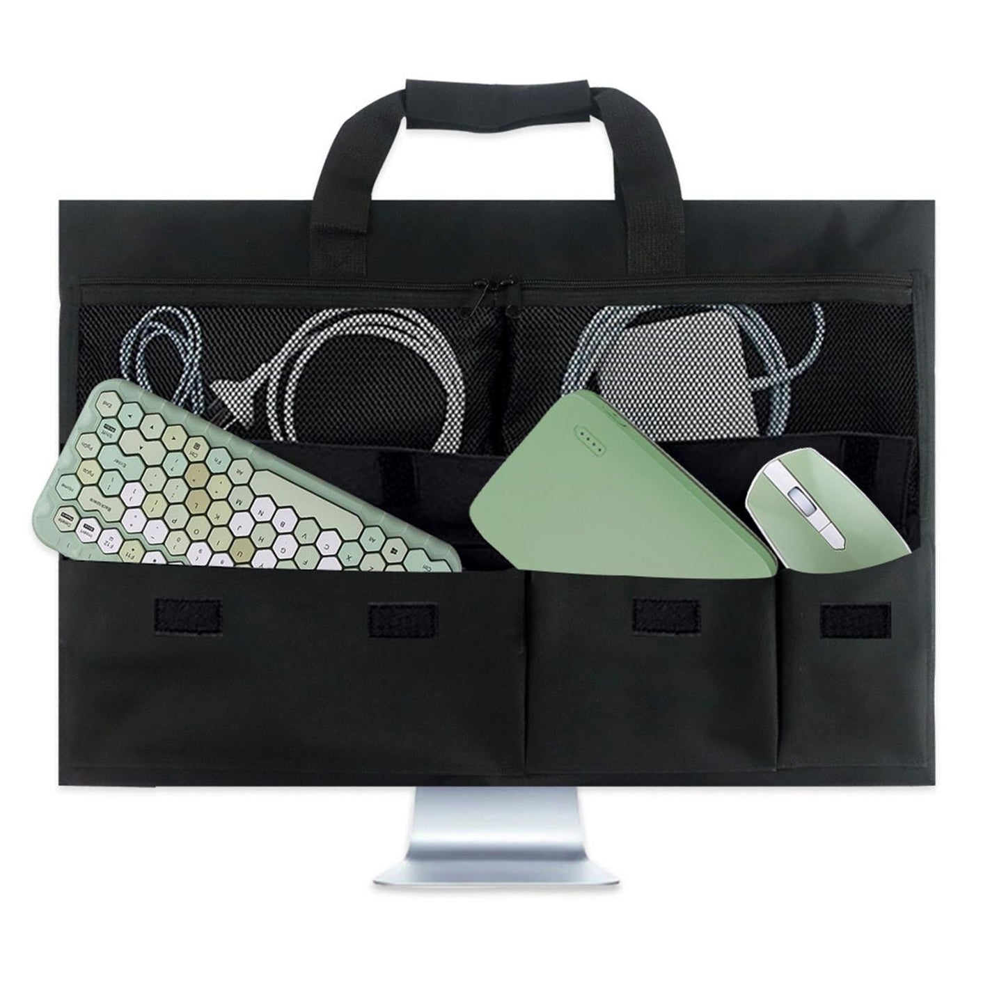 Travel Carrying Case 24 inch Screen Computer with Pockets for iMac Desktop