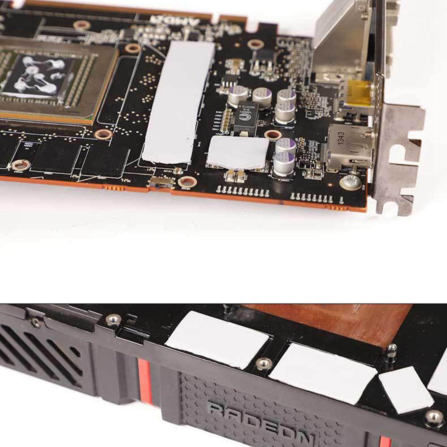 Silicone Thermal Pad 12.8 W/mK Heat Resistance for PC Laptop Heatsink 1.0mm