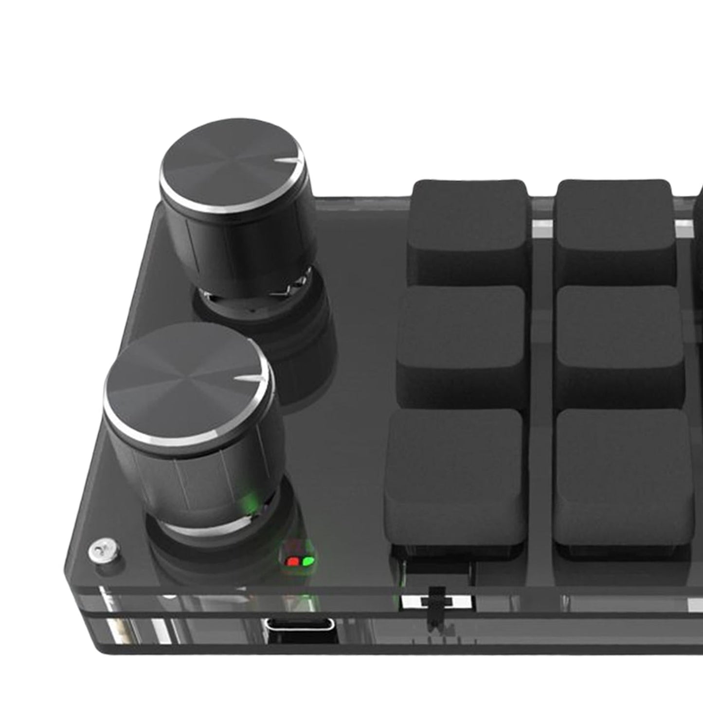 Mini 9-Key Gaming Keyboard Programmable Keys Keypad for Working Gaming Black Blue Switch