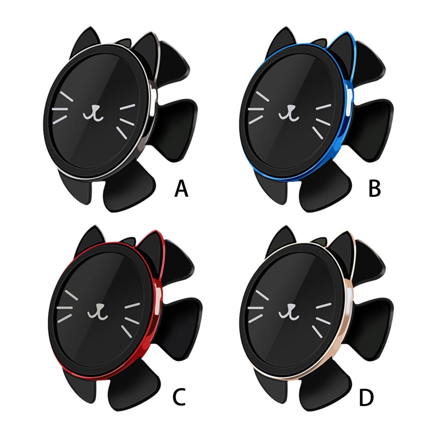 Universal Car Phone Mount Holder Magnetic Hands Free 360 Rotation Black